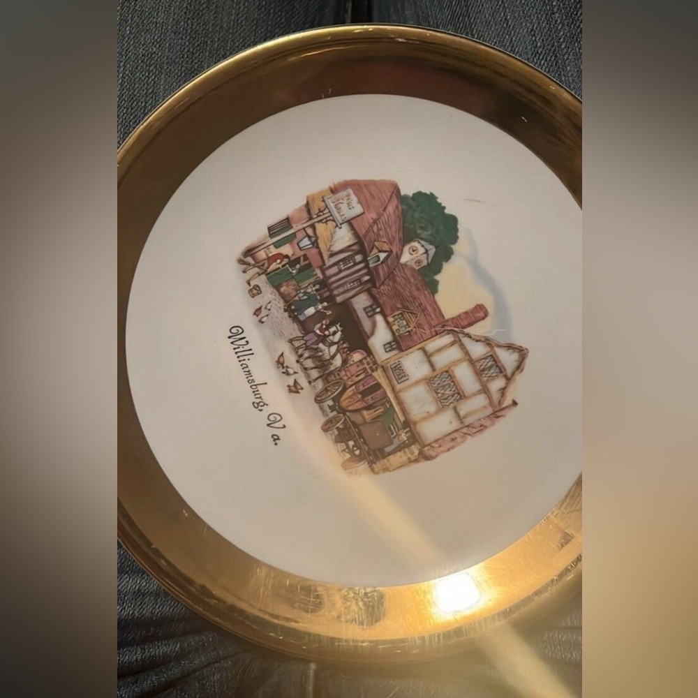 Virginia keepsake plate